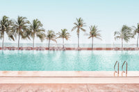 Tropical Poolside Wall Mural