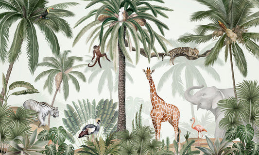 Tropical jive wallpaper murals for walls