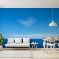 Turquoise Blue Sea Wall Mural