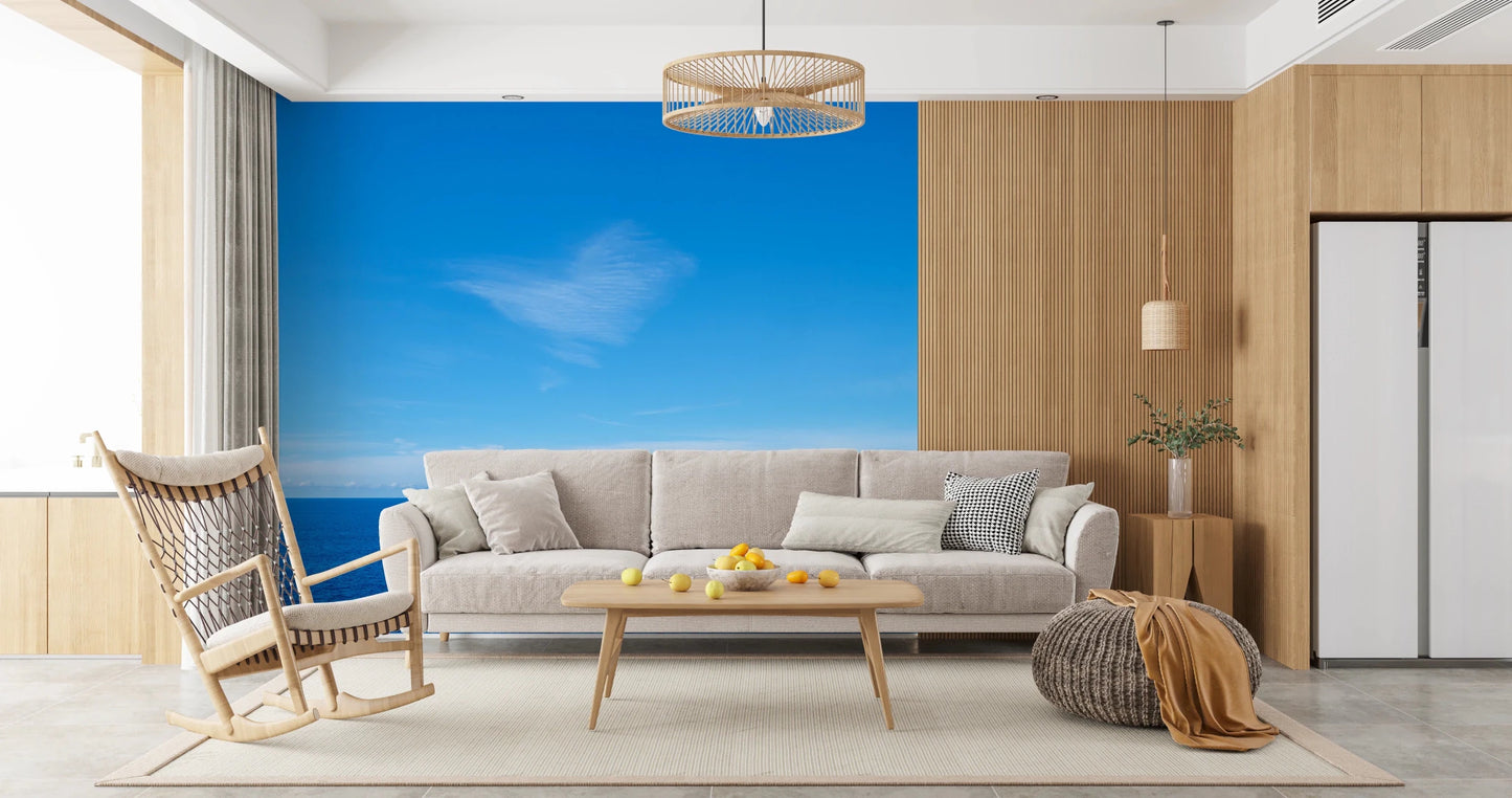 Turquoise Blue Sea Wall Mural