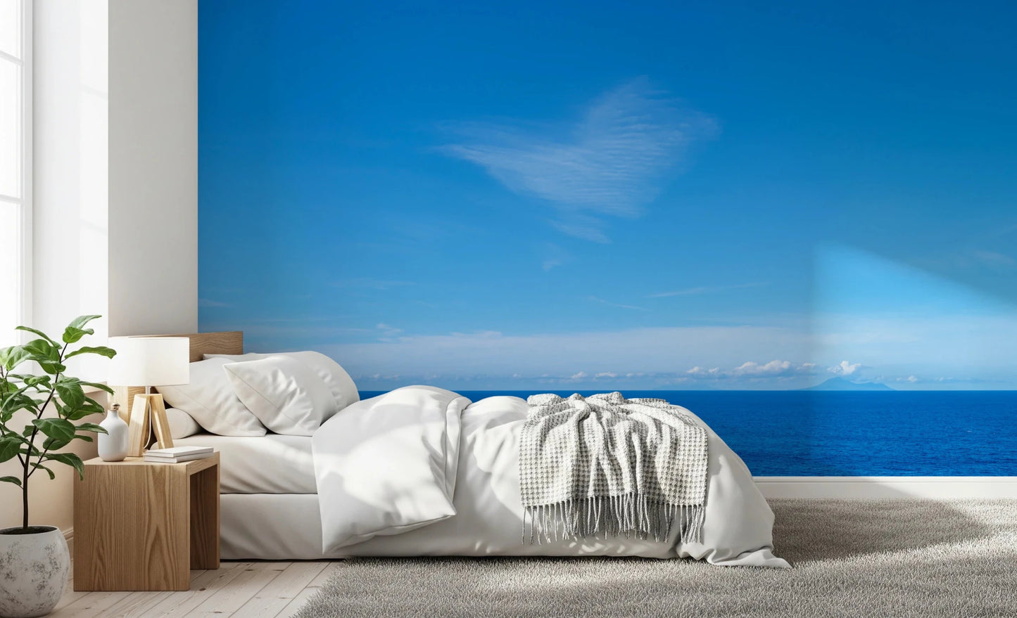 Turquoise Blue Sea Wall Mural