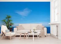 Turquoise Blue Sea Wall Mural