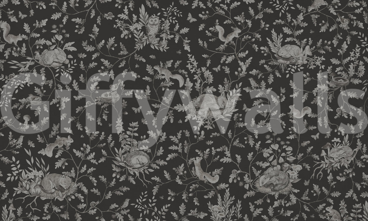 Twilight Woods Wall Mural