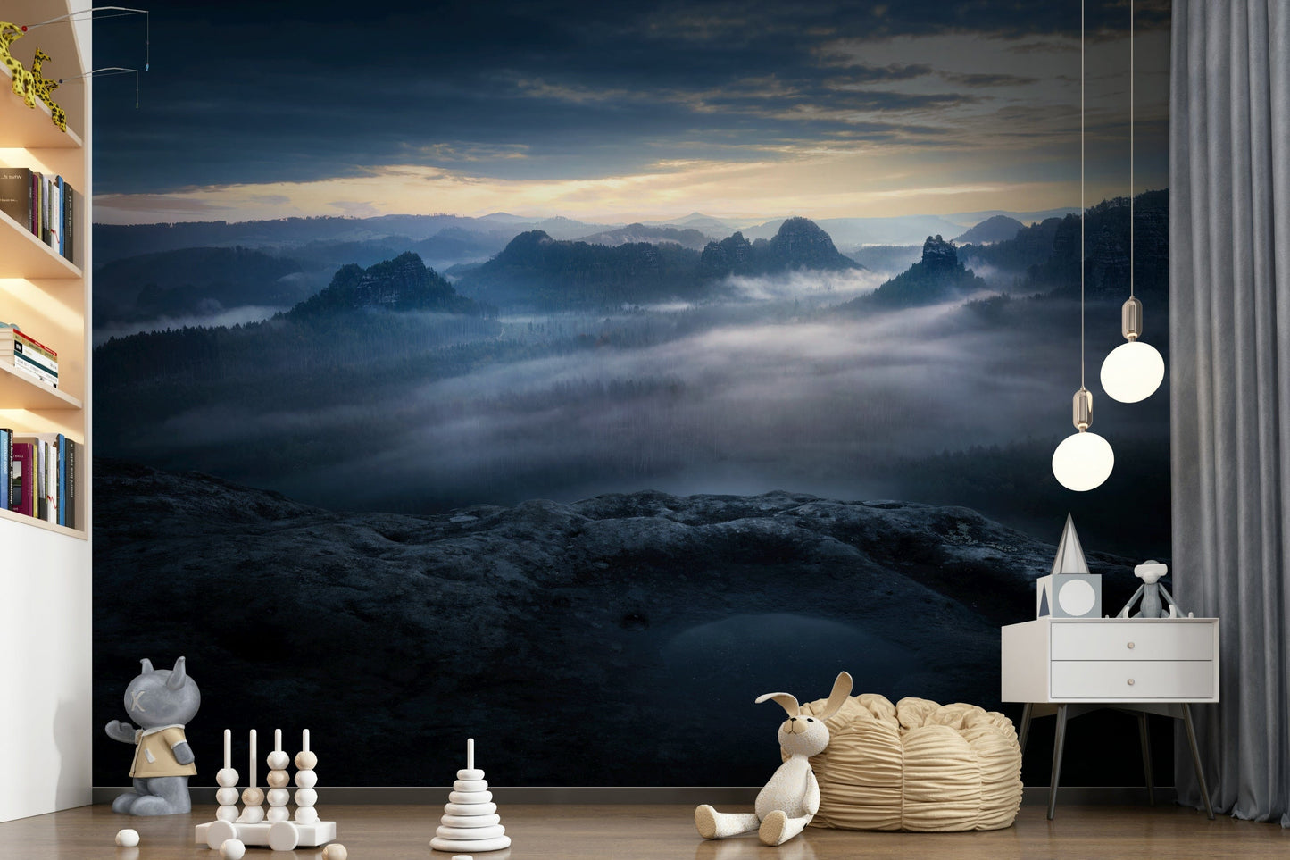 Twilight Mountain Dream Wall Mural -2361364