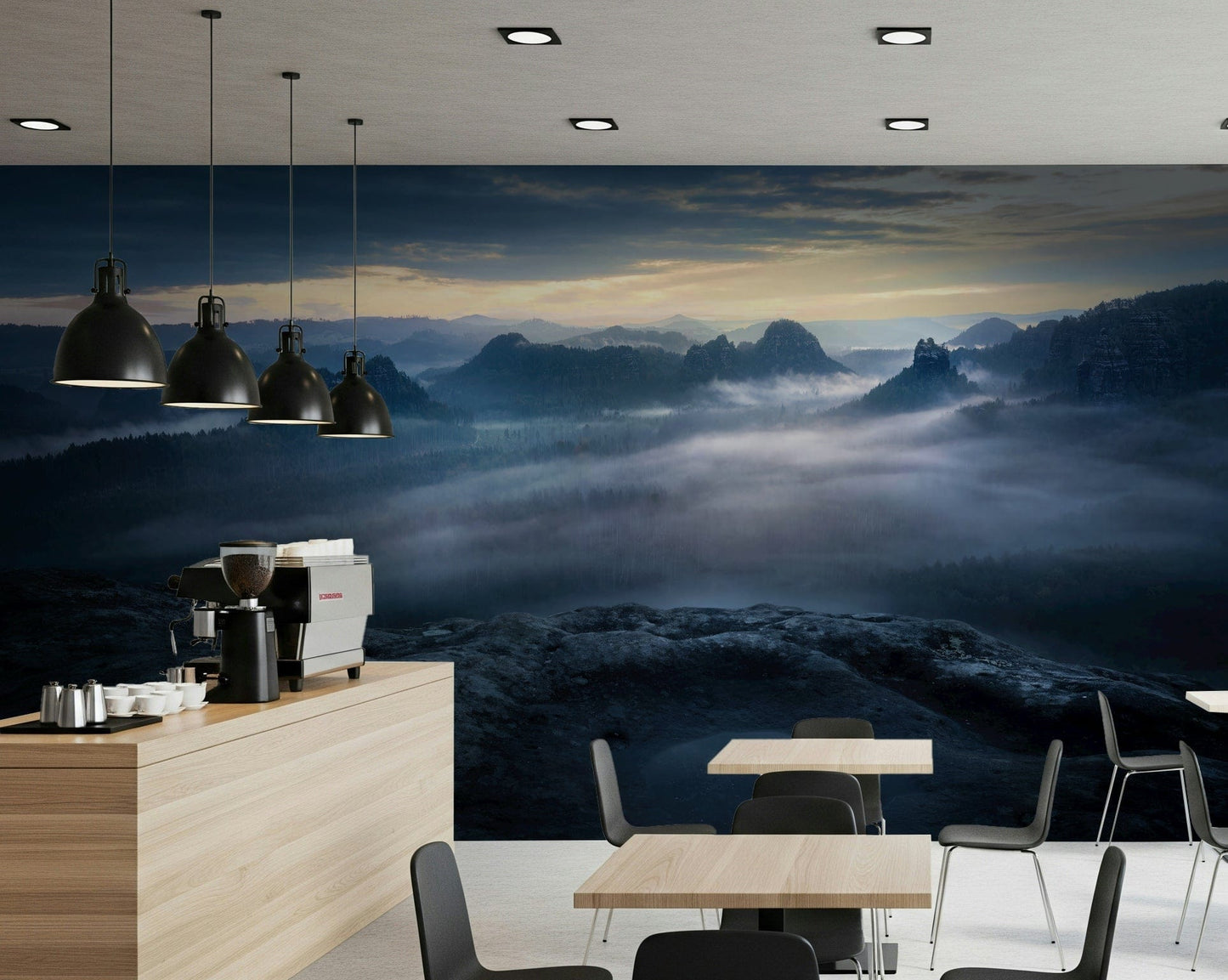 Twilight Mountain Dream Wall Mural -2361364