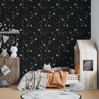 Artistic petals in gentle twilight-inspired palette

