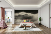 A beautiful two-wall corner wallpaper mural.

