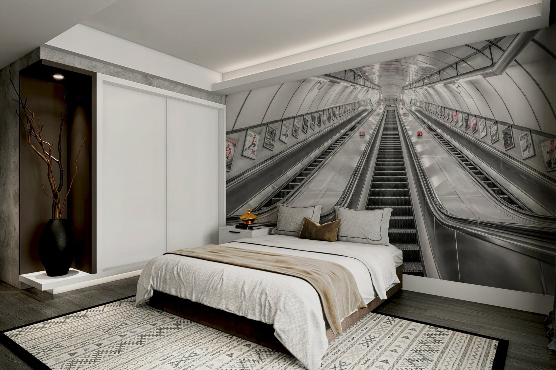 The mood is mysterious and adventurous.

