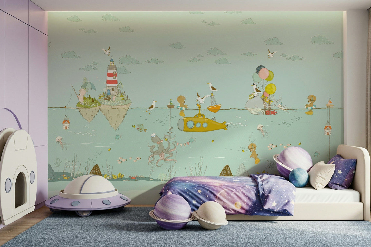 Underwater Whimsy Wall Mural -2759474