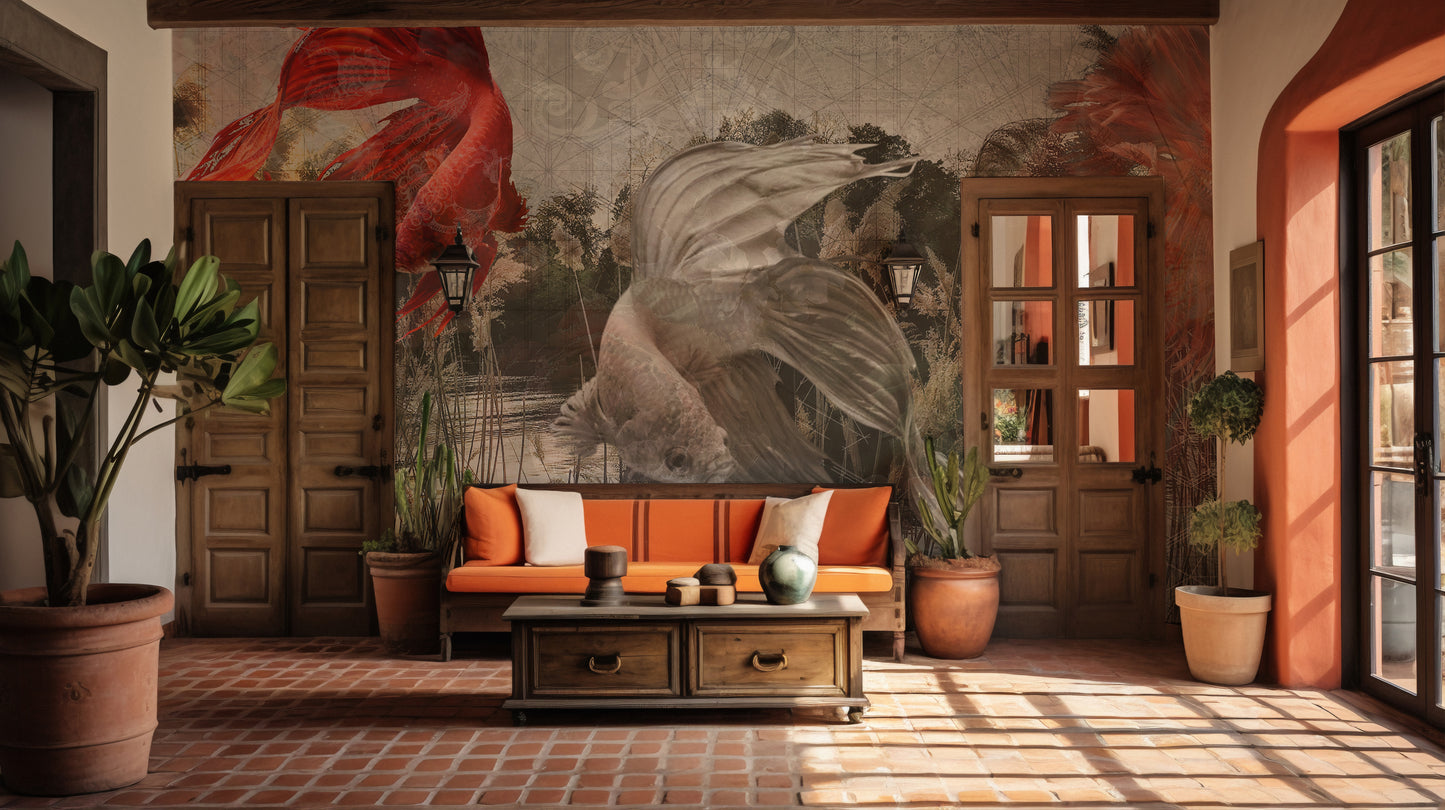 Underwater Fishes Wallpaper Murals - Giffywalls