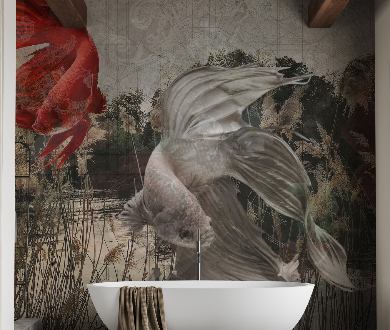 Underwater Fishes Wallpaper Murals - Giffywalls