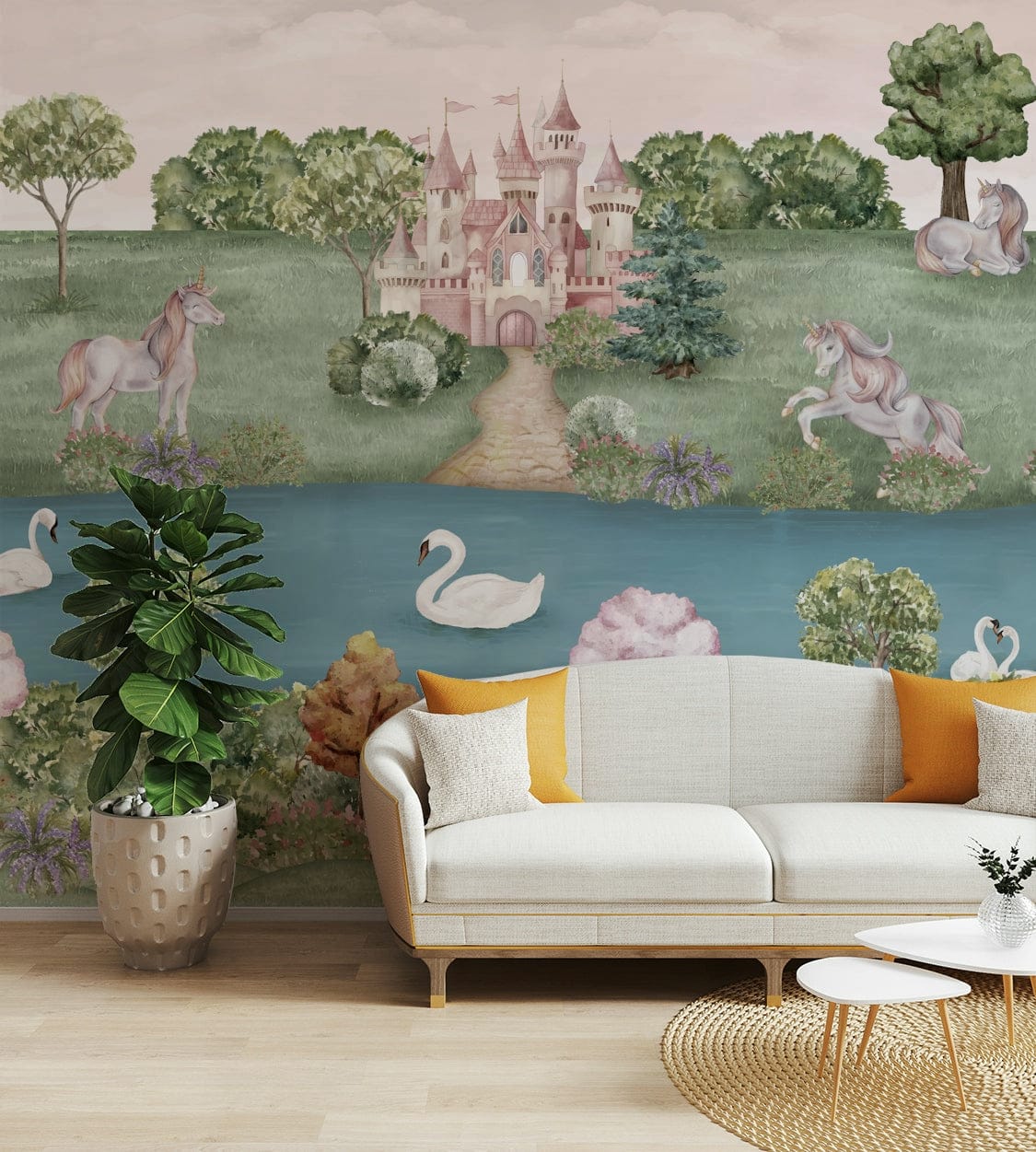 The image feels peaceful and restful.

