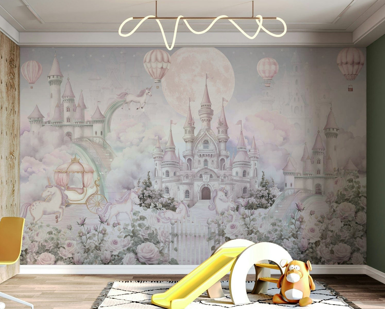 The design feels magical and peaceful.

