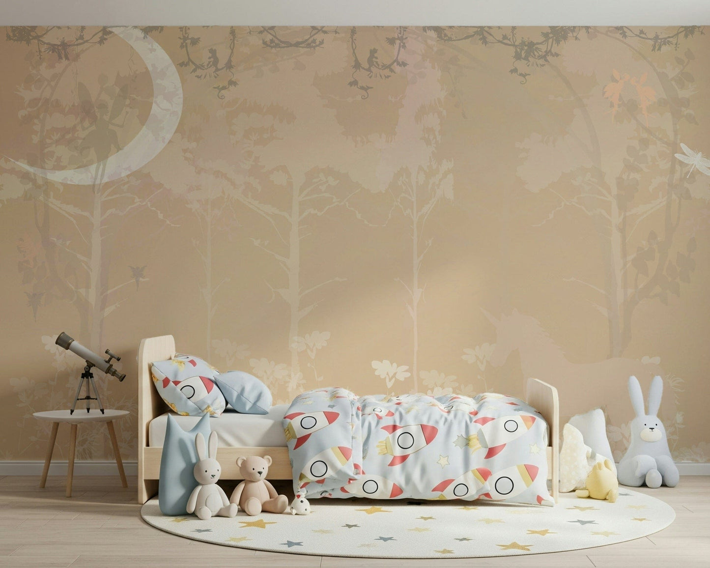 Moonlit Unicorn Grove Wall Mural -2721563
