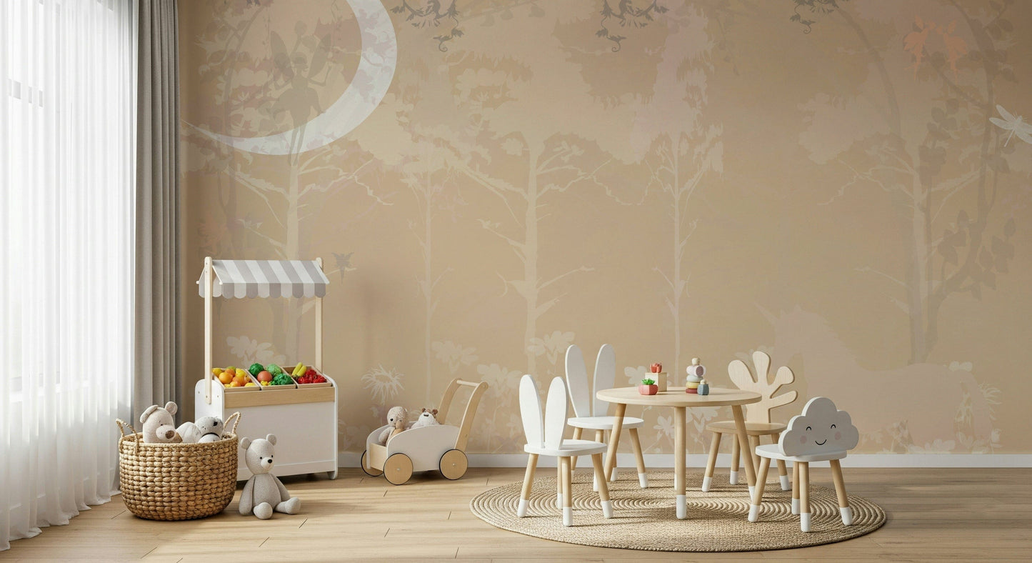 Moonlit Unicorn Grove Wall Mural -2721563
