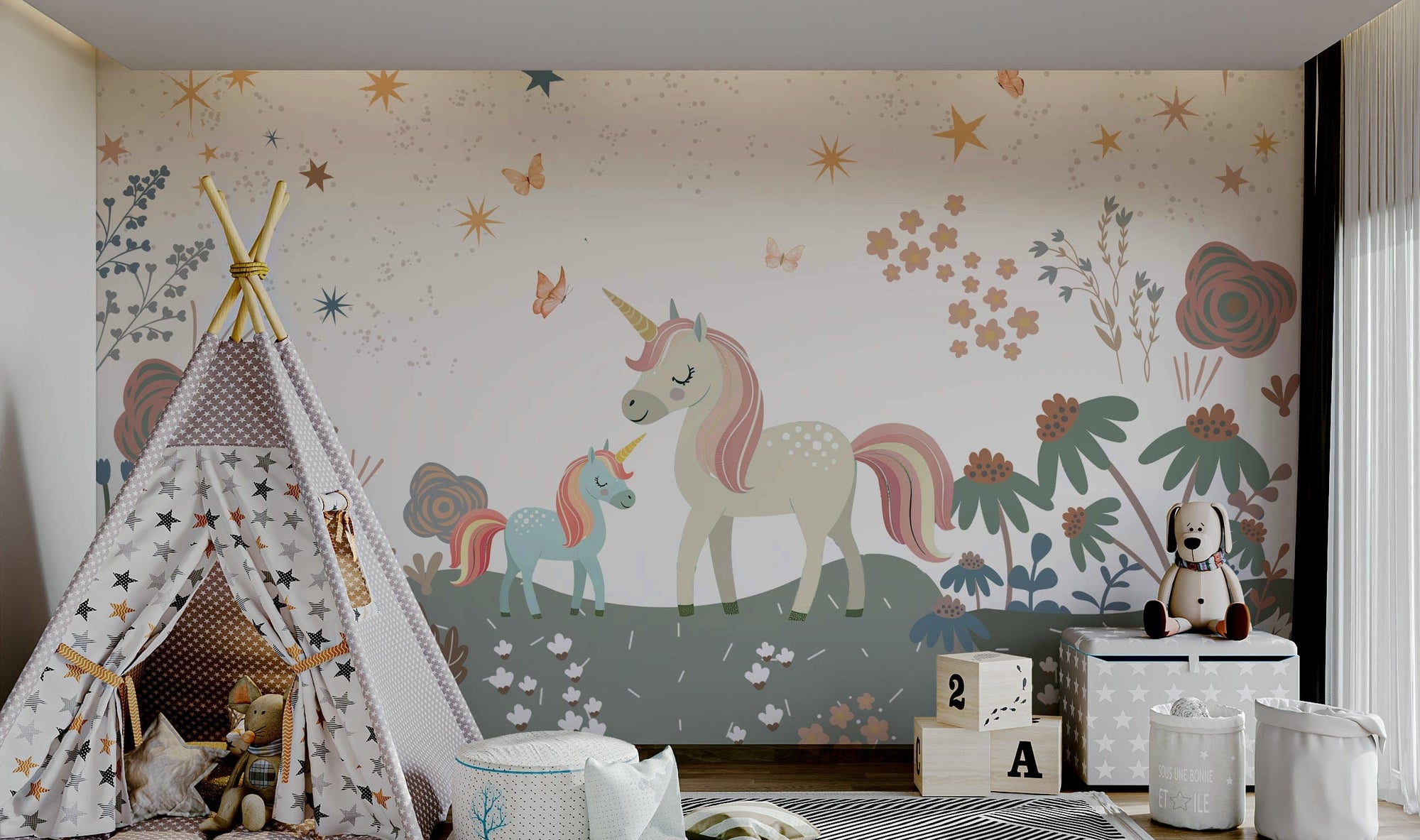 The design has a beautiful, artistic aesthetic.

