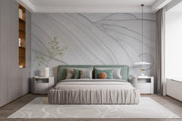 Unique Grey Marble Designed Wallpaper Murals - Giffywalls