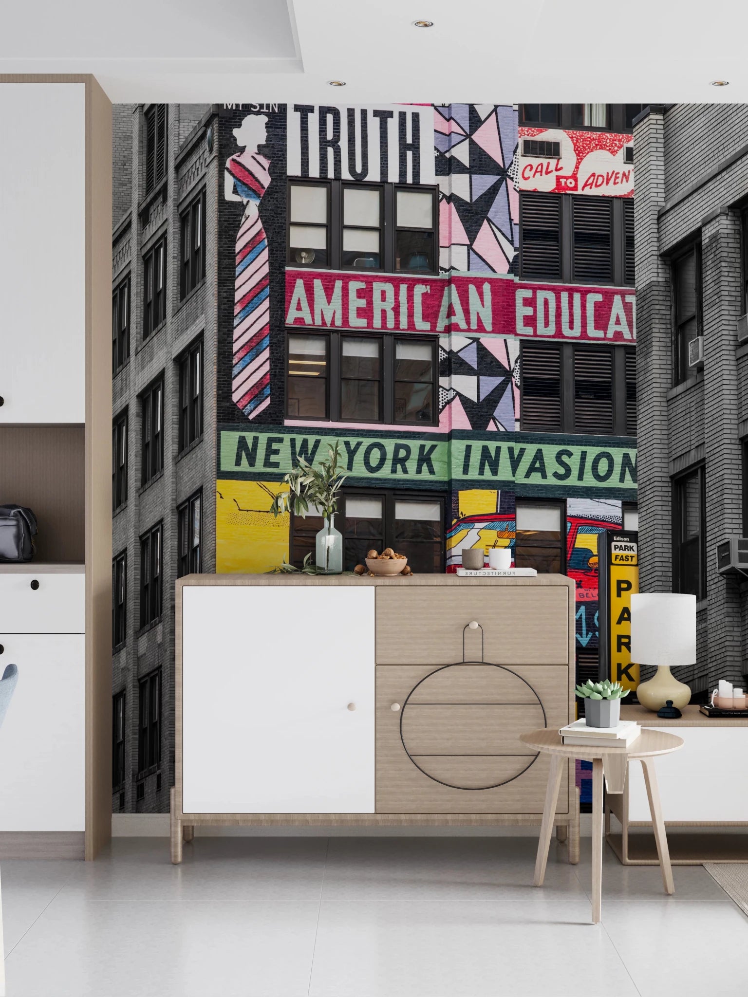 Urban Art Invasion Wall Mural