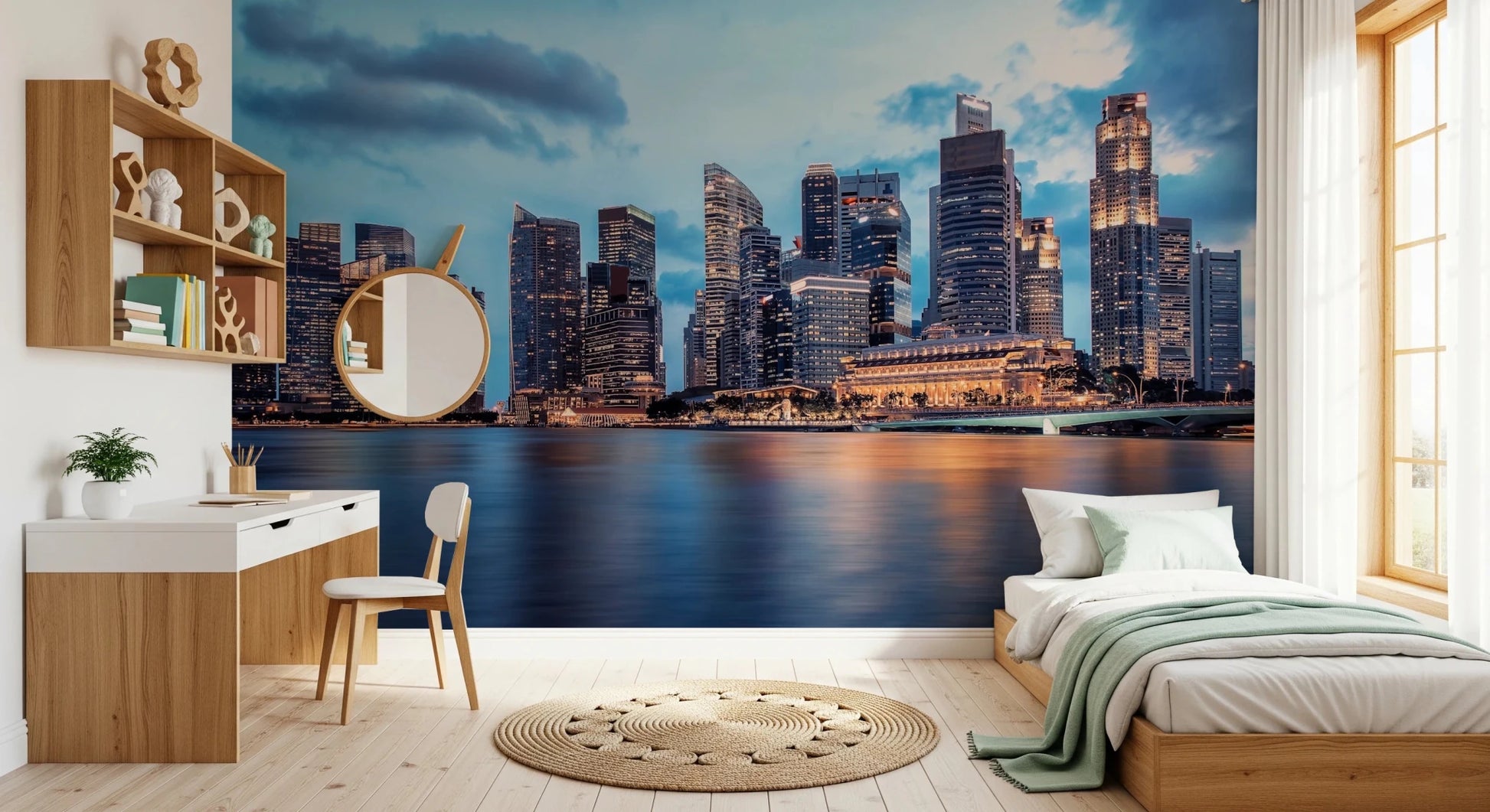 Urban Serenity Wall Mural