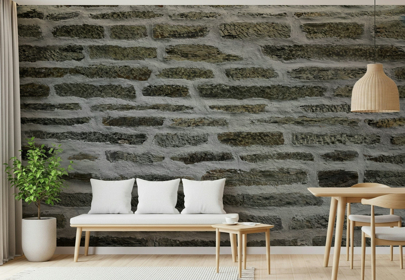 Urban Stone Wall Mural -2566585
