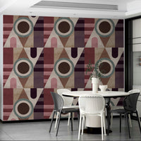 Wall mural featuring concrete-inspired patterns

