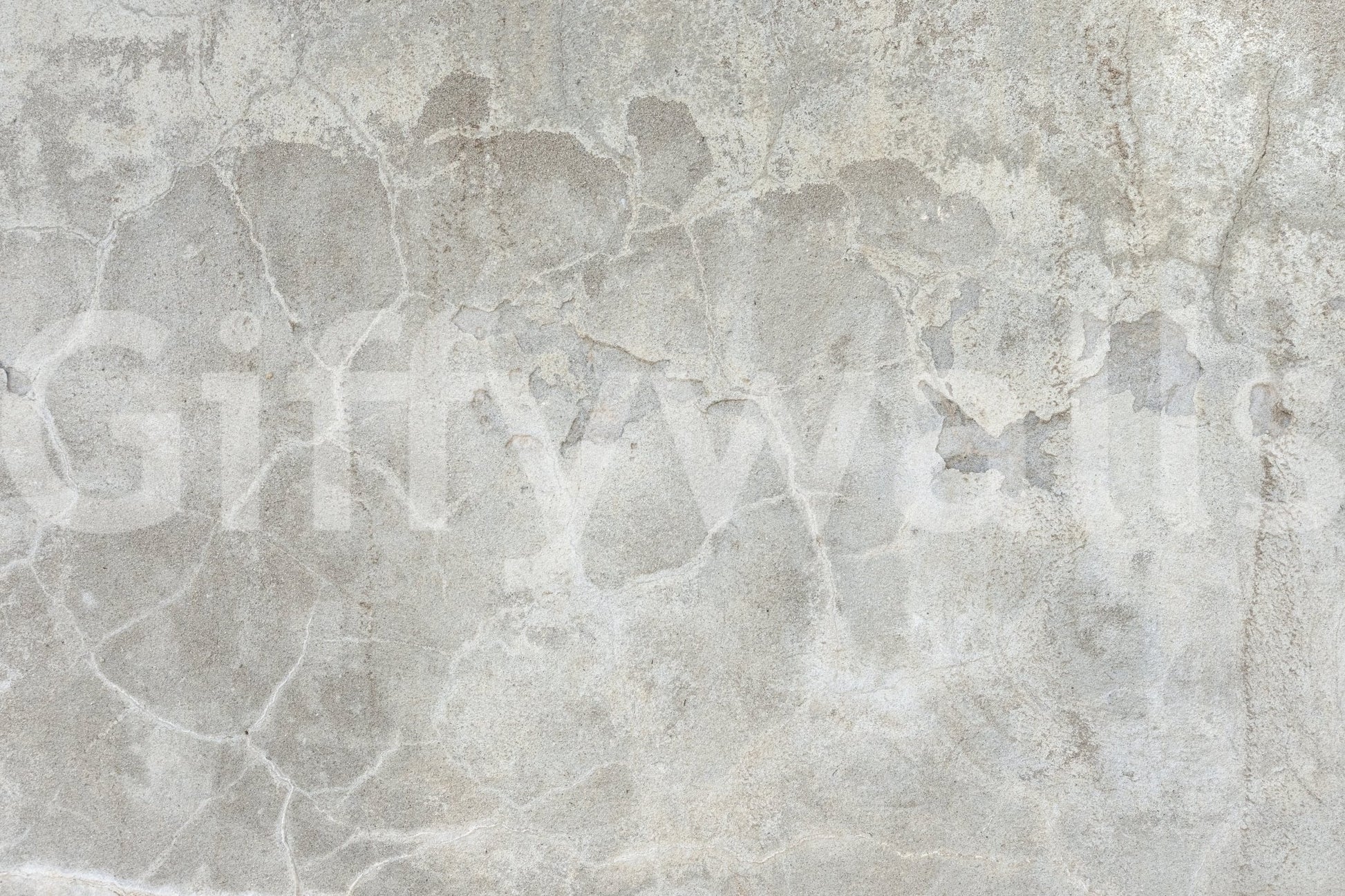 Urban Texture wallpaper mural close-up showing the cracked gray weathered concrete patina detail