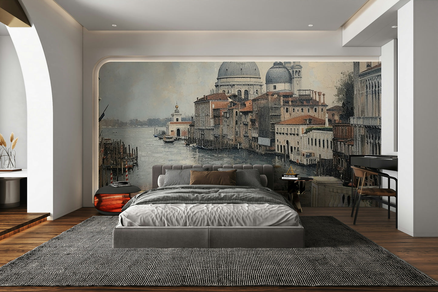 Venetian Canal View Wall Mural