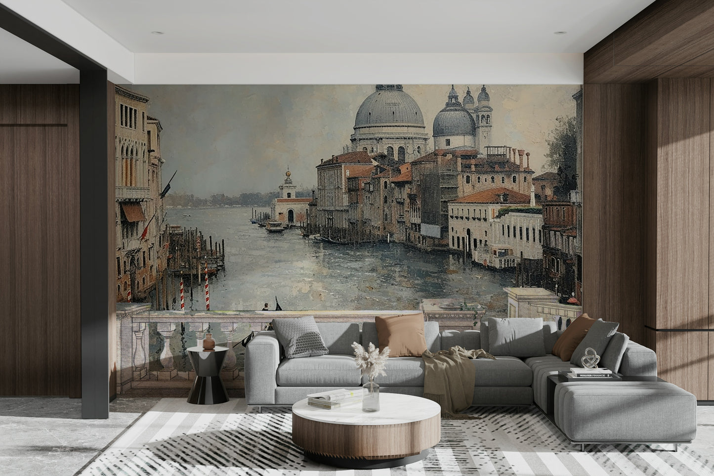 Venetian Canal View Wall Mural