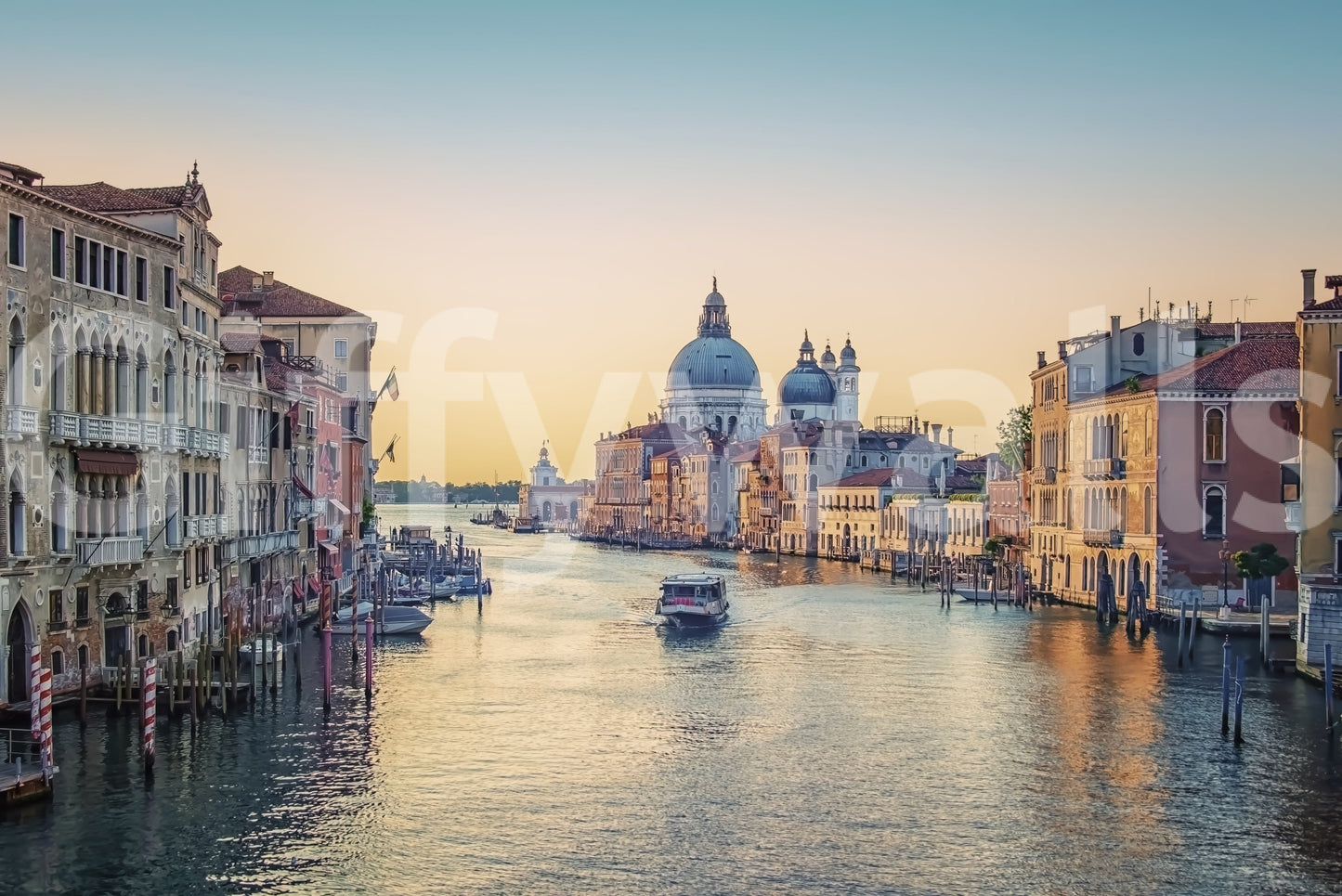 Historic grandeur depicted in Venice Serenade wallpaper mural.