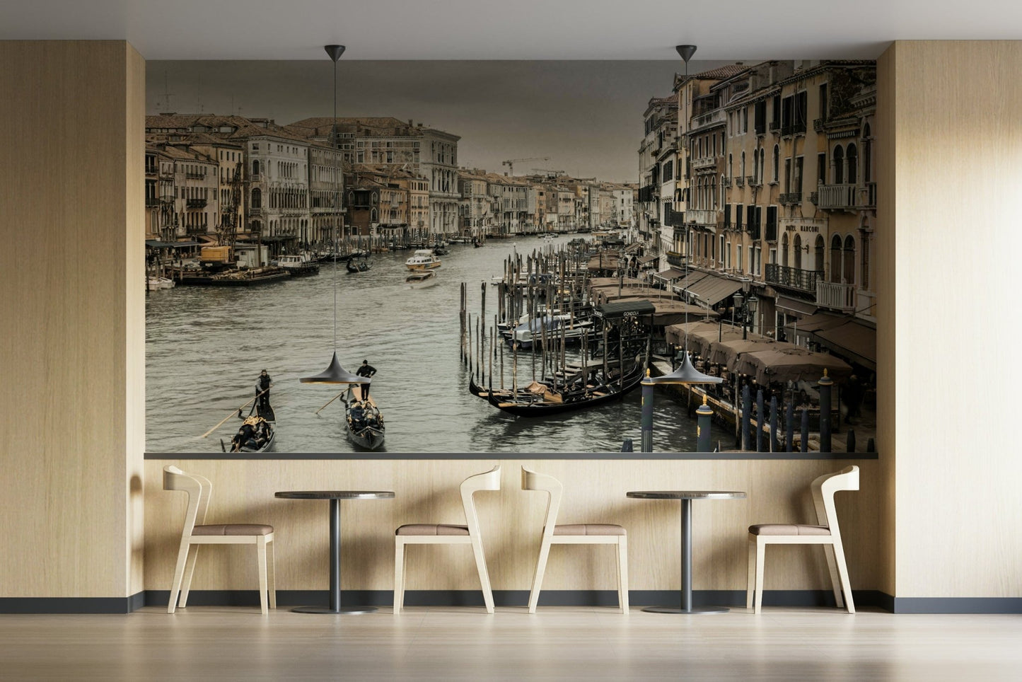 Serene and historic cityscape.

