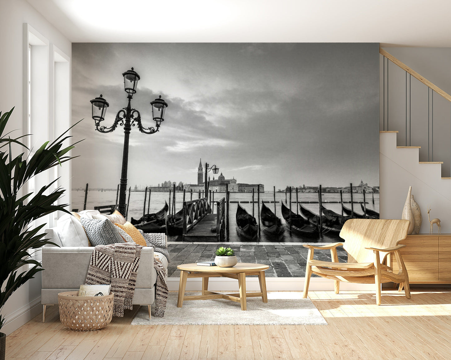 Lagoon Lights Wall Mural
