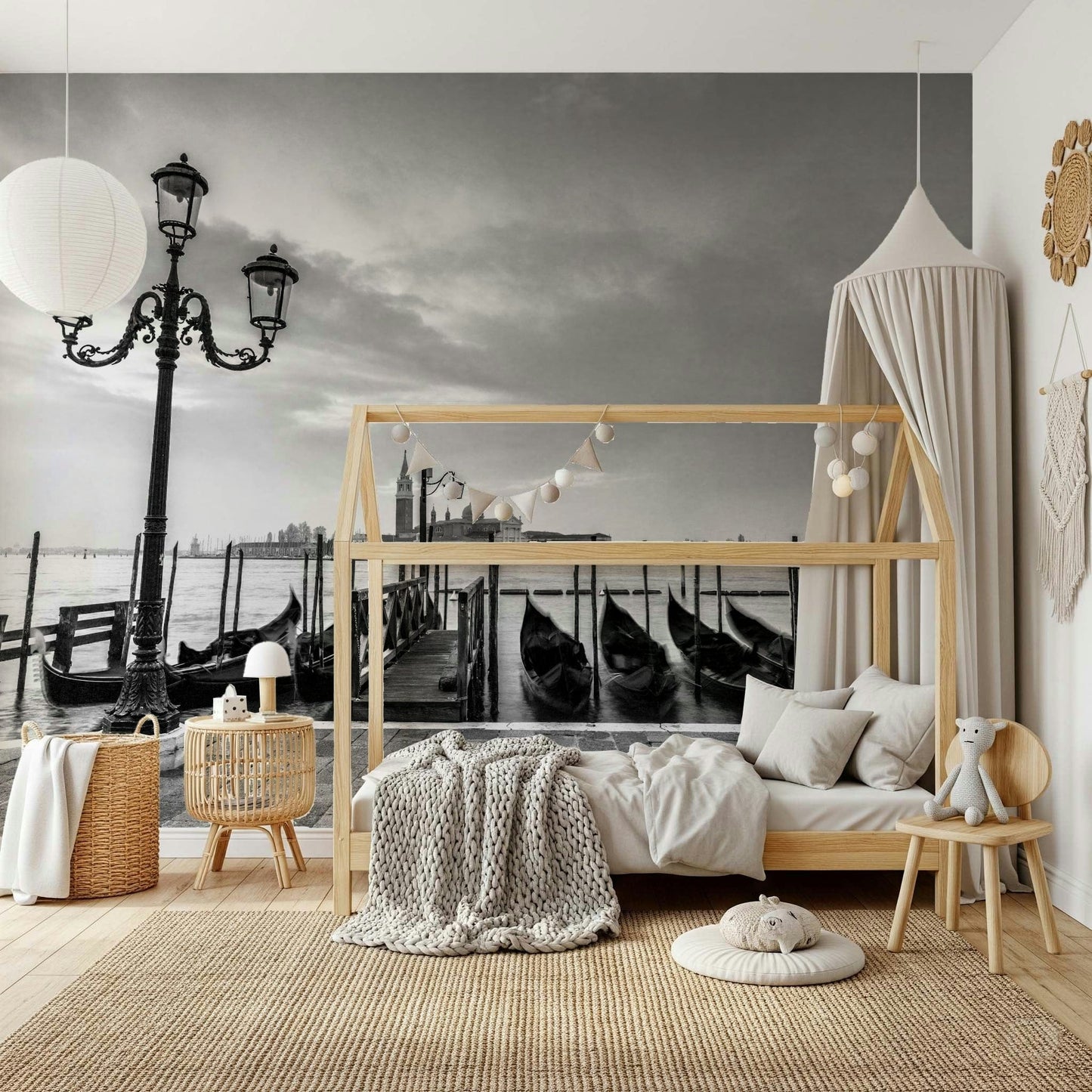Lagoon Lights Wall Mural