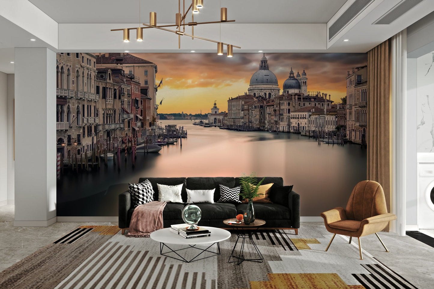 Grand Canal Sunset Wall Mural