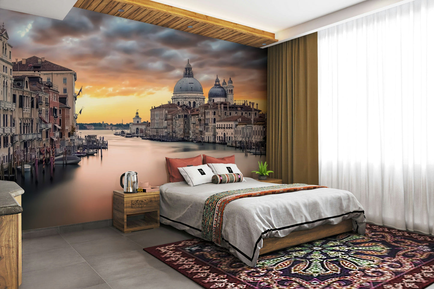 Grand Canal Sunset Wall Mural