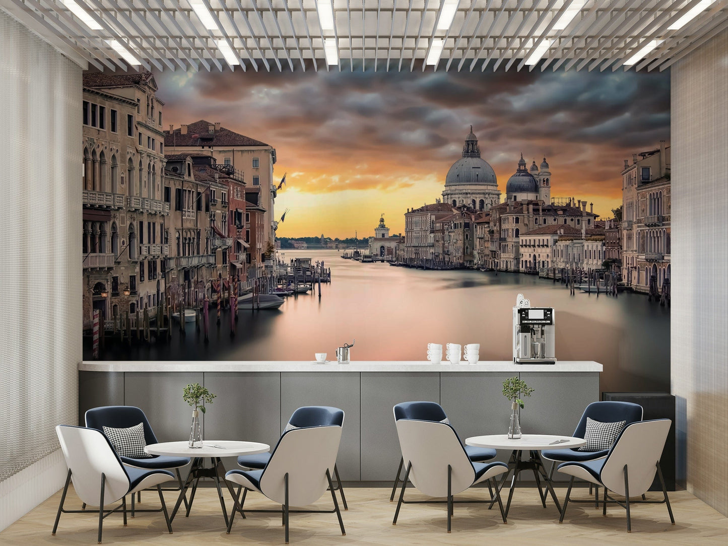 Grand Canal Sunset Wall Mural