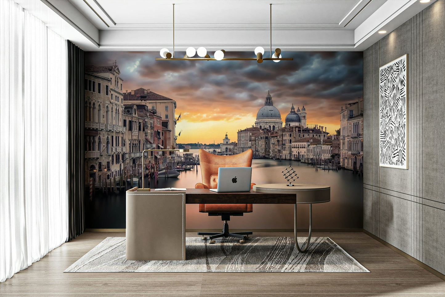 Grand Canal Sunset Wall Mural