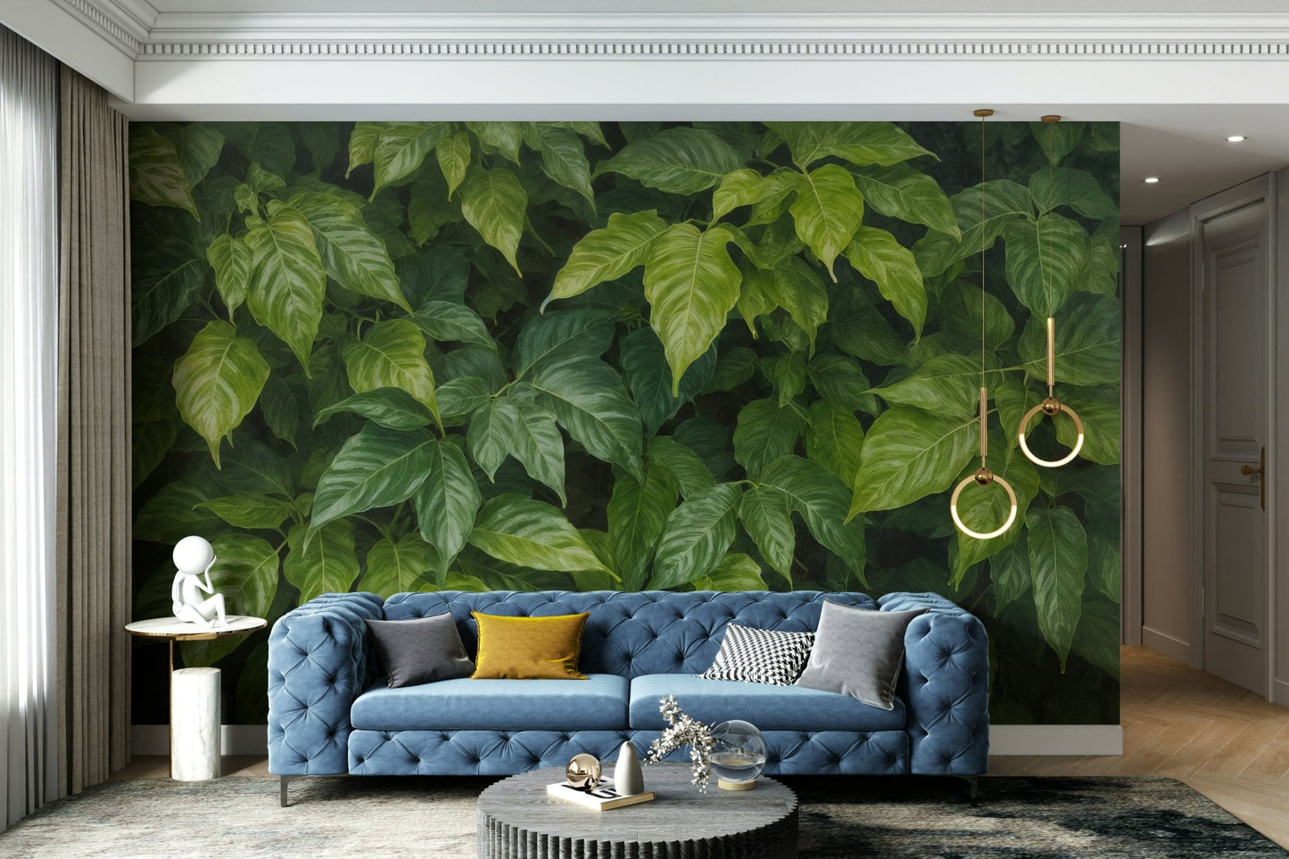 Soft, dappled light seems to be filtering through the foliage.
