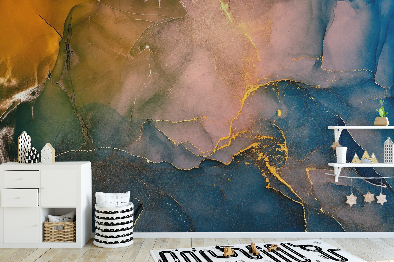 Alcohol Ink Medley Wallpaper Mural
