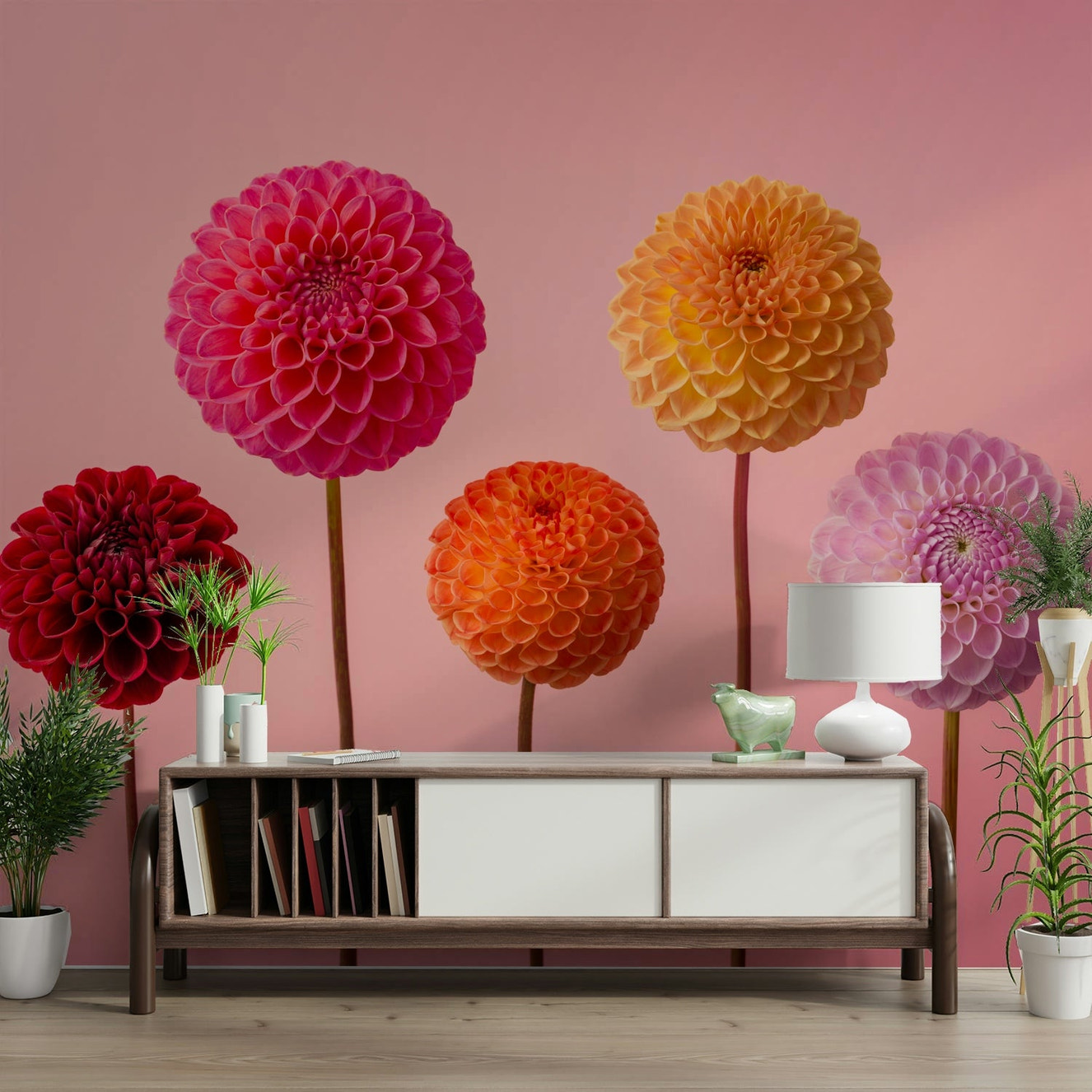 Lively colors and elegant composition.

