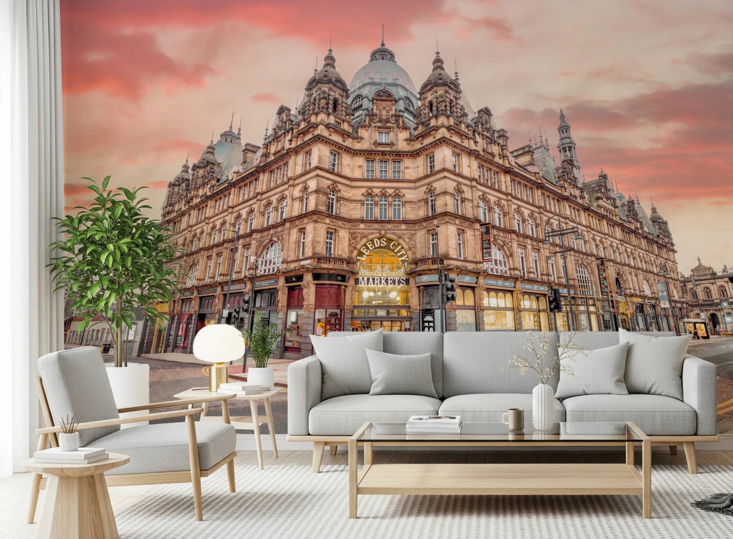 Vibrant Hub Wall Mural