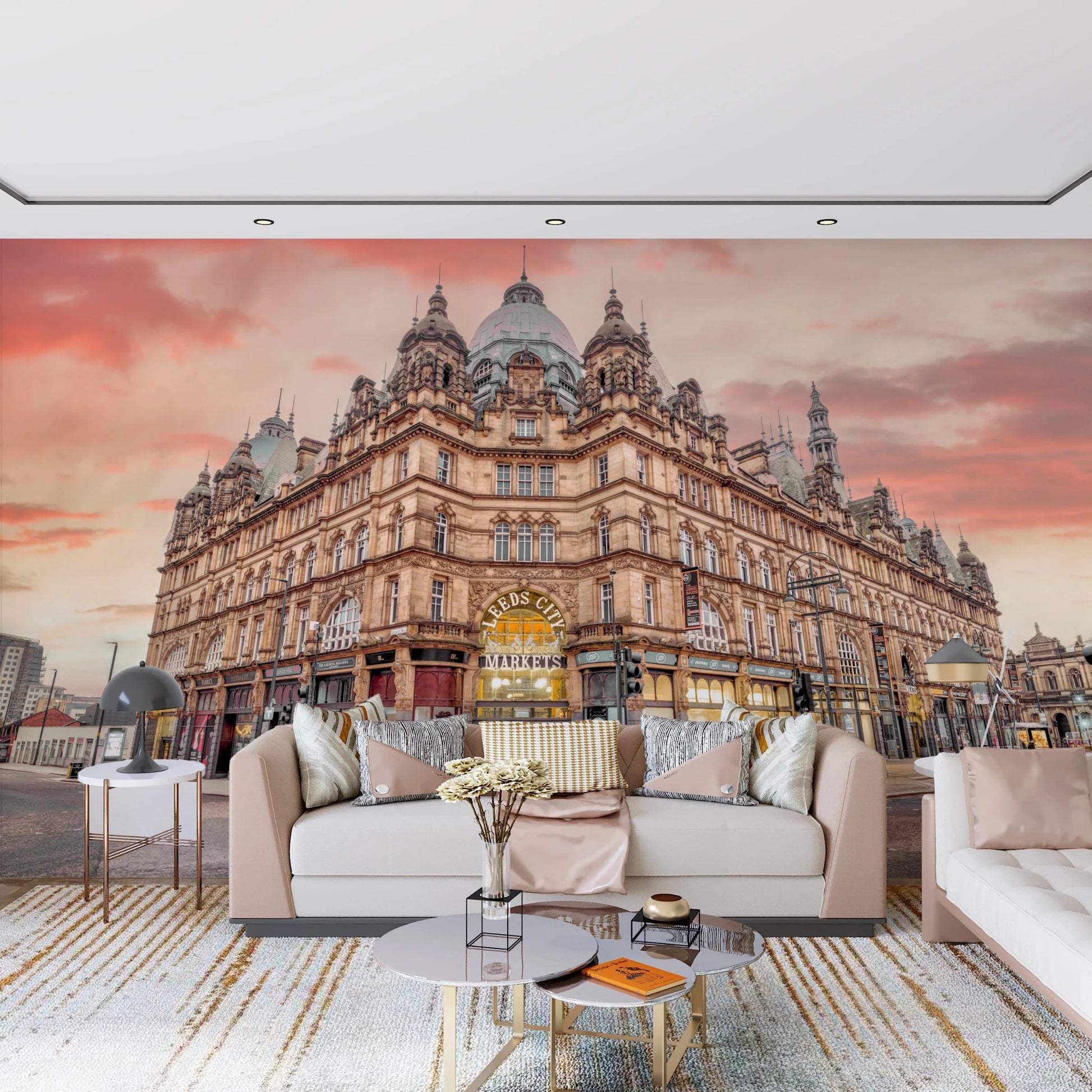 Vibrant Hub Wall Mural