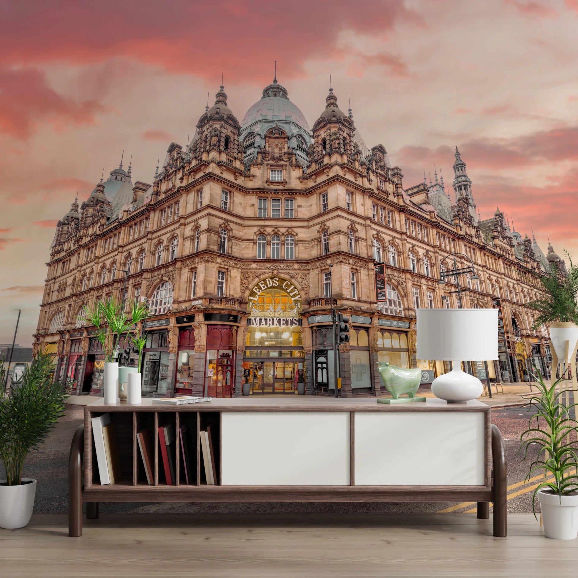 Vibrant Hub Wall Mural