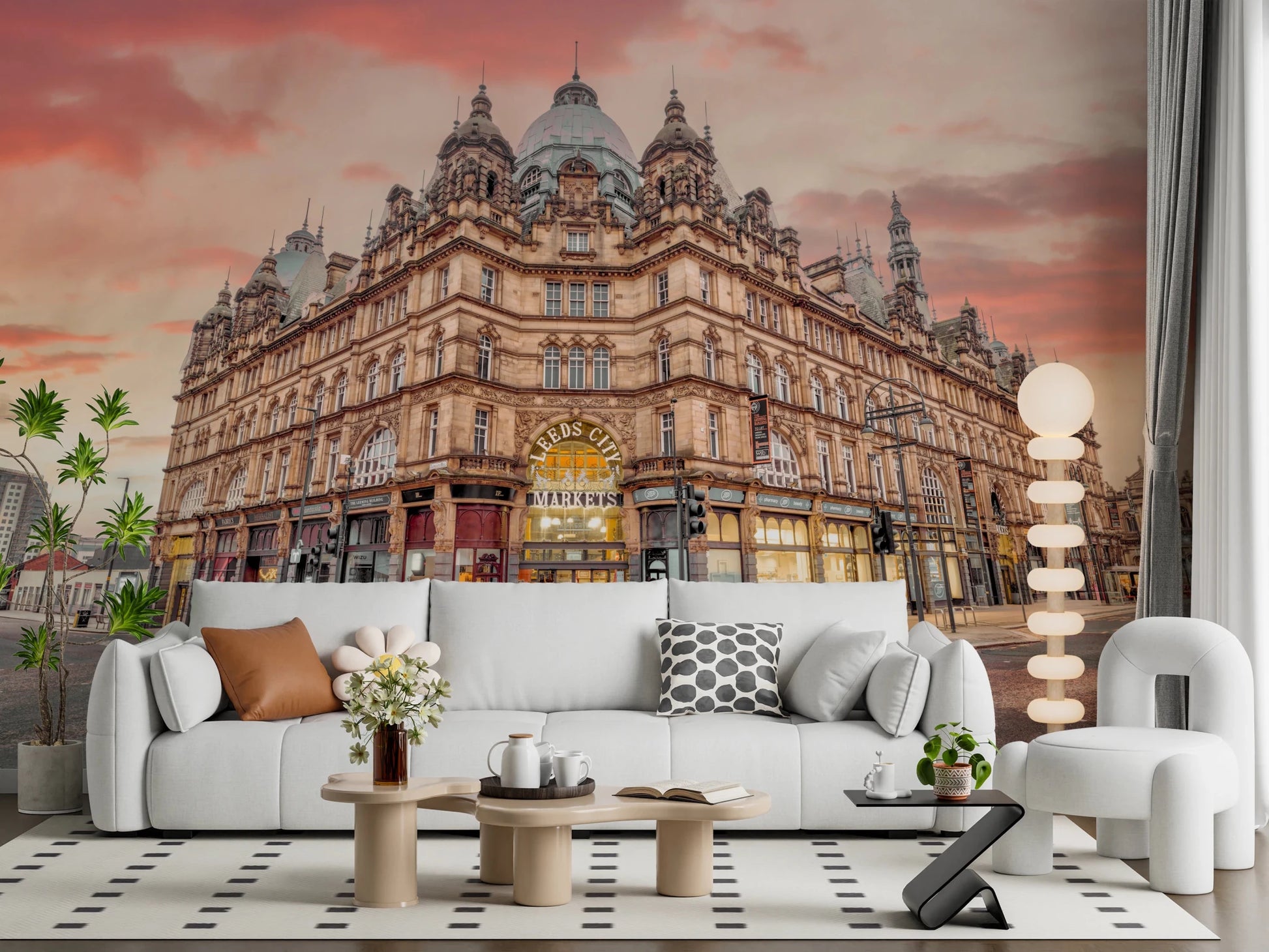 Vibrant Hub Wall Mural