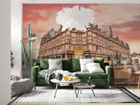 Vibrant Hub Wall Mural