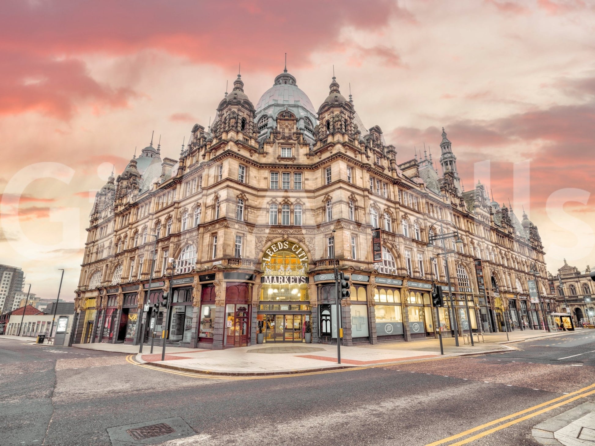 Vibrant Hub Wall Mural