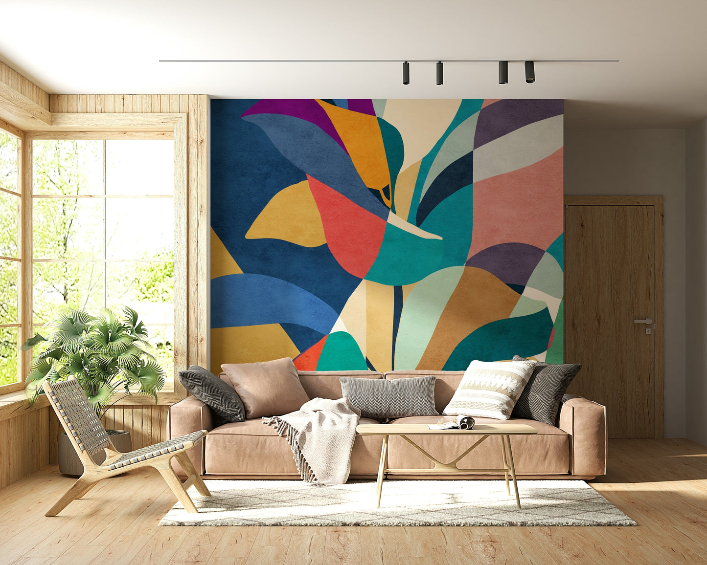 Mosaic Flora Wall Mural