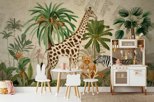 African wildlife wallpaper for walls

