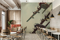 A classic romantic wallpaper for walls.

