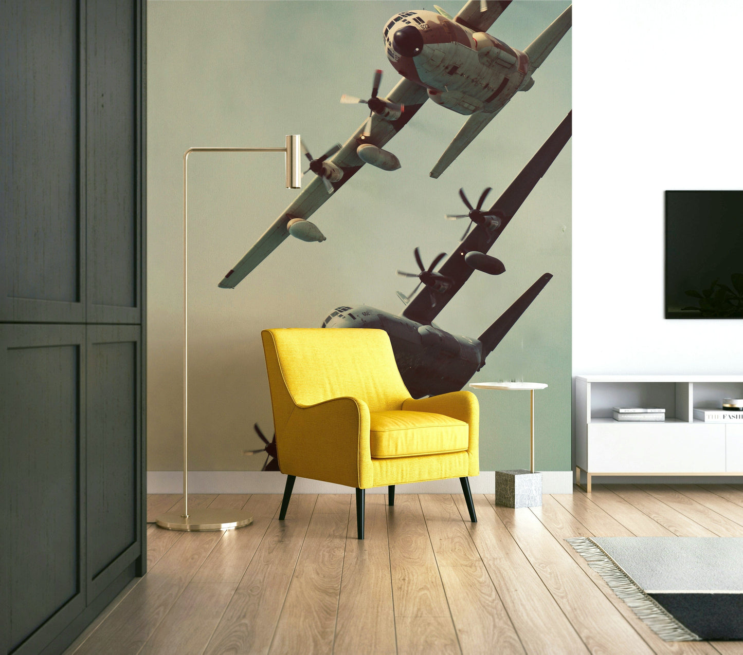 A serene intimate design wall mural for your decor.

