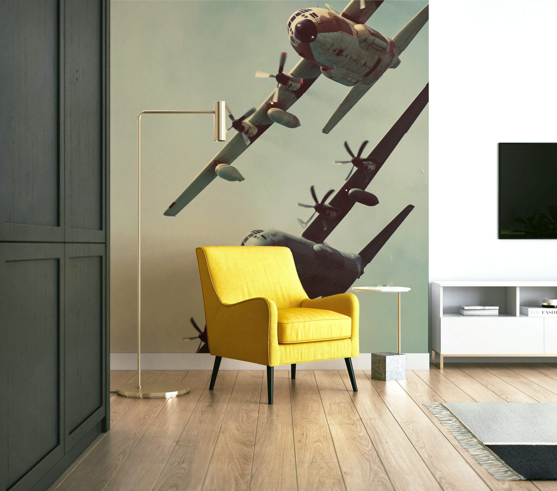 A serene intimate design wall mural for your decor.

